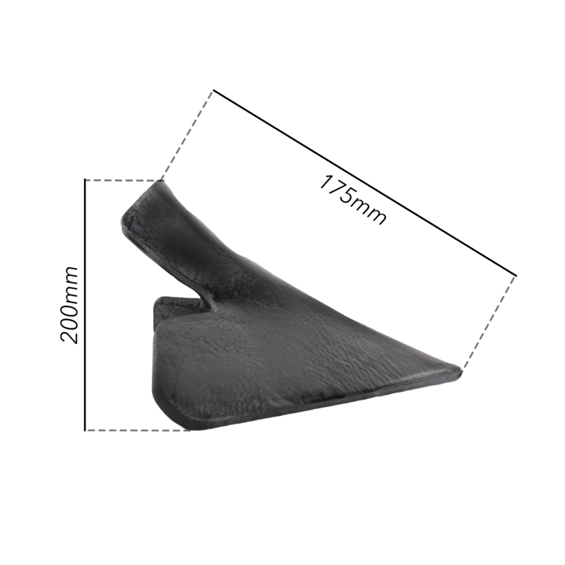 VOMERE LANCIA 2 FORI 200X6  INTERASSE 30 MM