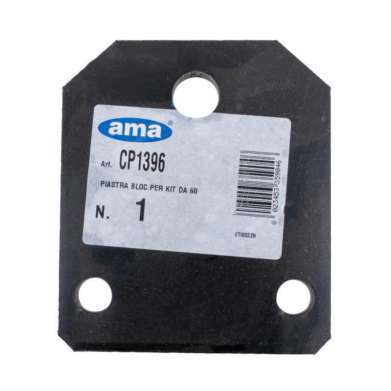 PIASTRA BLOCCAGGIO PER MOLLA 60X12