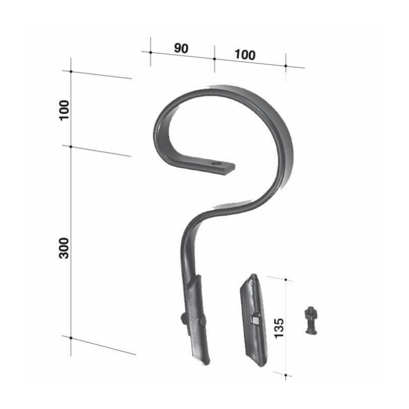 MOLLA FLEX 32X10 DIRITTA SENZA VOMERE