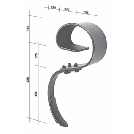 MOLLA TITAN CON VOMERE 65X8