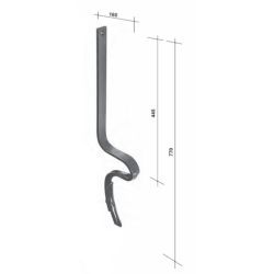 MOLLA ROMPITRACCIA 40X10 CON VOMERE