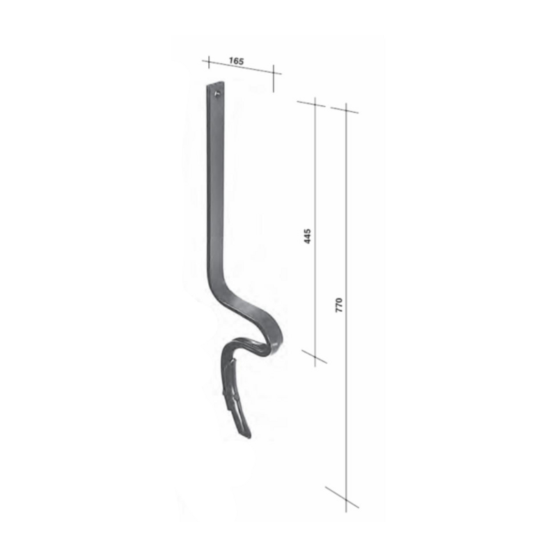 MOLLA ROMPITRACCIA 40X10 CON VOMERE