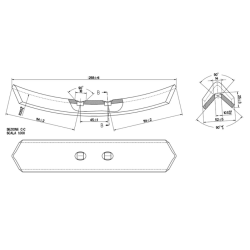 VOMERE FLEX 60X6X260/45 M10