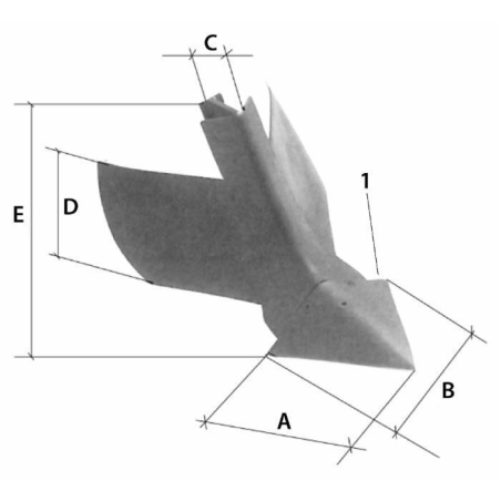 VOMERINA PER ASSOLCATORE CP1960A