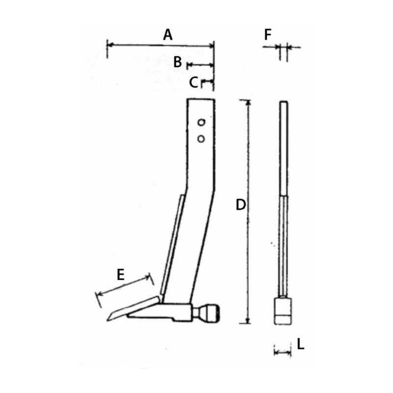 ANCORA PER RIPUNTATORE 130X30
