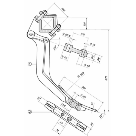 ANCORA COMPLETA DI STAFFA E VOMERINA