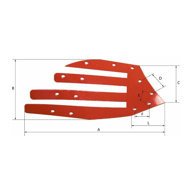 VERSOIO A STRISCIE PER CORPO MEDIO DX