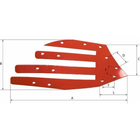 VERSOIO A STRISCIE PER CORPO MEDIO DX