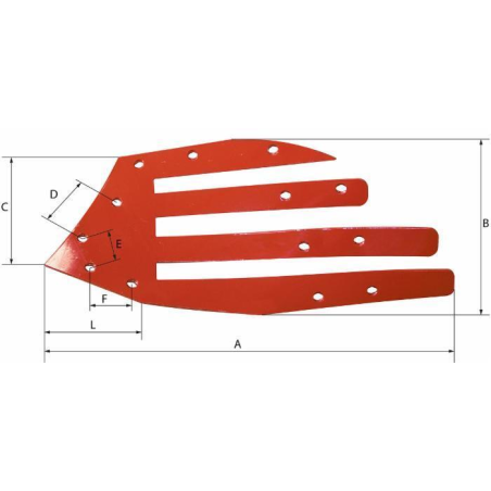 VERSOIO A STRISCIE PER CORPO MEDIO SX