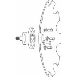 MOZZO FRANGIZOLLE 5 FORI SKF
