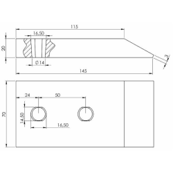 PUNTA PER SCALPELLO ADATTABILE MICHEL