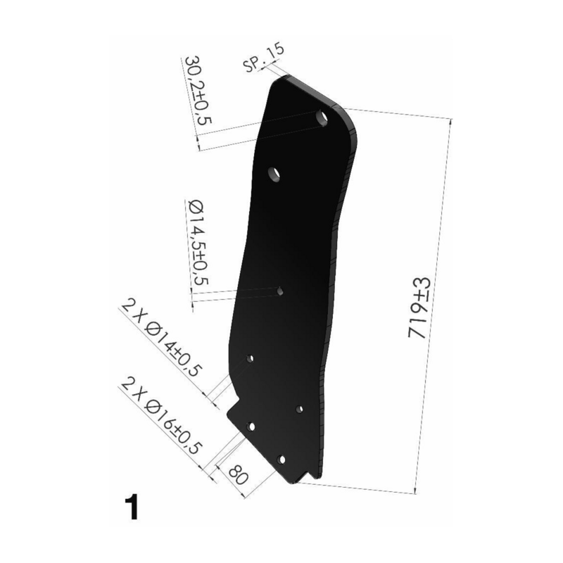 ANCORA RIPUNTATORE MODELLO MEDIO SX