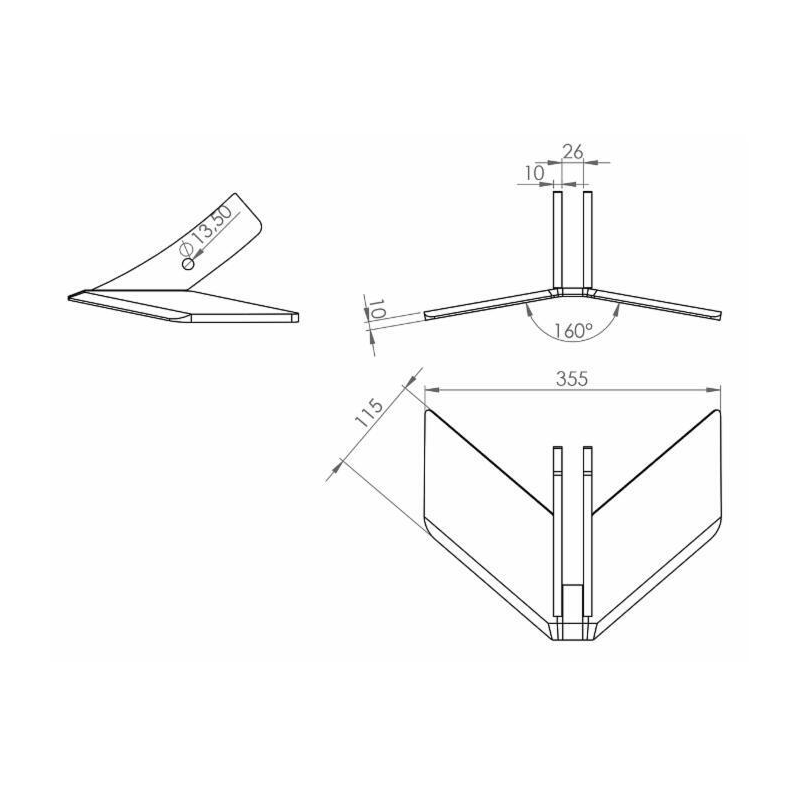 PUNTALE COMPLETO PER ANCORA ADATTABILE KOCKERLING