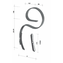 MOLLA AC ADATTABILE VADERSTAD 45X10 CON VOMERE