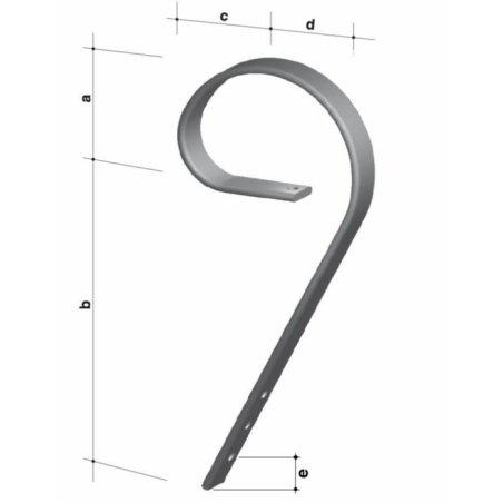 MOLLA LIVELLATRICE SENZA VOMERE 45X10 2 FORI