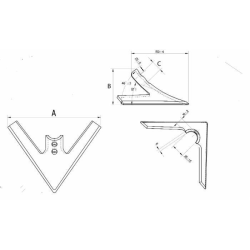 VOMERE FLEX LANCIA 250X6/28