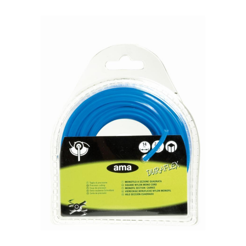 MONOFILO BLU QUADRANGOLARE 3,3 MM