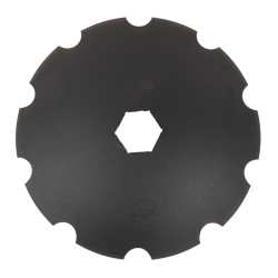 DISCO FRANGIZOLLE DENTATO Ø 560X4,5 MM. -  FORO ESAGONALE 67