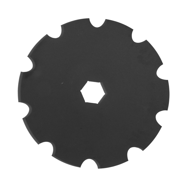 DISCO FRANGIZOLLE DENTATO Ø 560X4,5 MM. -  FORO ESAGONALE 67