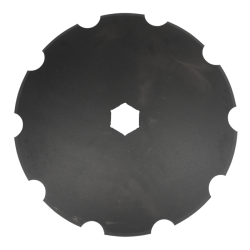 DISCO FRANGIZOLLE DENTATO Ø 610X6 MM. - FORO ESAGONALE 67