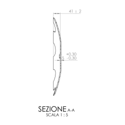 DISCO 460X5 CONCAVO DENTATO BASE PIANA, 4 FORI ø 13 SU ø 98 SKF