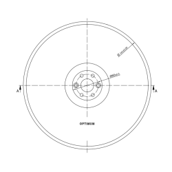 DISCO 338X3 LISCIO SAGOMATO, 4 FORI+2 FORI SVASATI ADATTABILE HORSCH