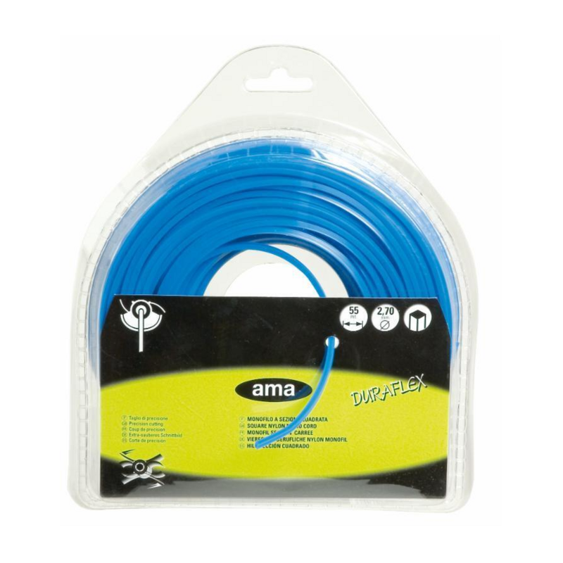 MONOFILO BLU QUADRANGOLARE 3,0 MM