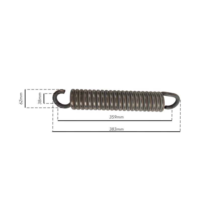 MOLLA PER TILLER CON GANCIO APERTO