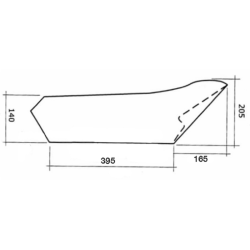 VOMERE NON FORATO SX