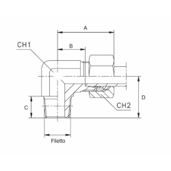 RACCORDO ESTR.GOM. Ø12 FIL.3/8