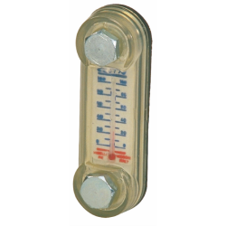 INDICATORE DI LIVELLO CON TERMOMETRO INTERASSE 127mm