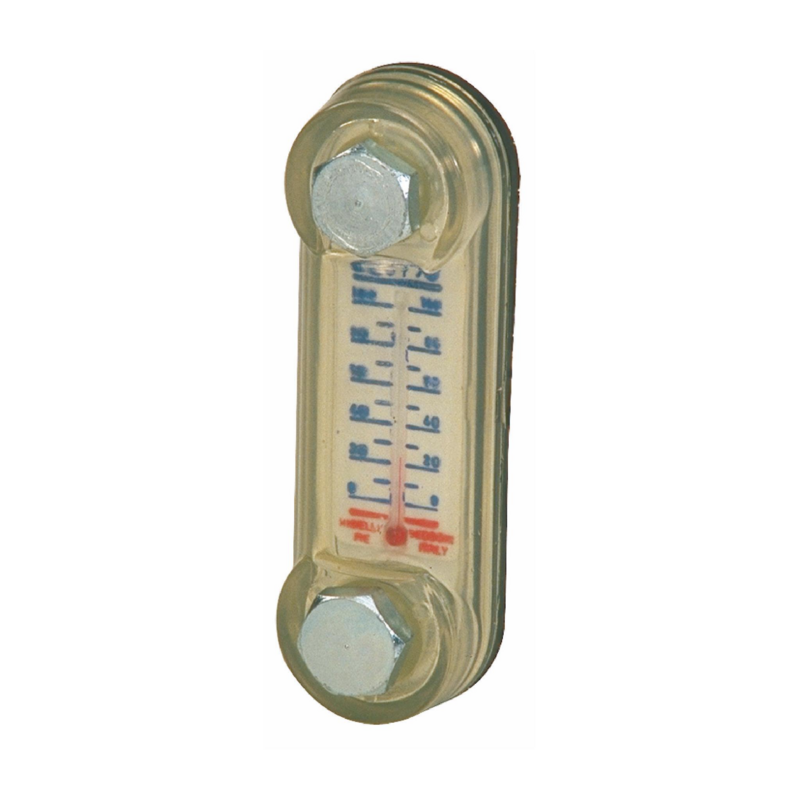 INDICATORE DI LIVELLO CON TERMOMETRO INTERASSE 127mm