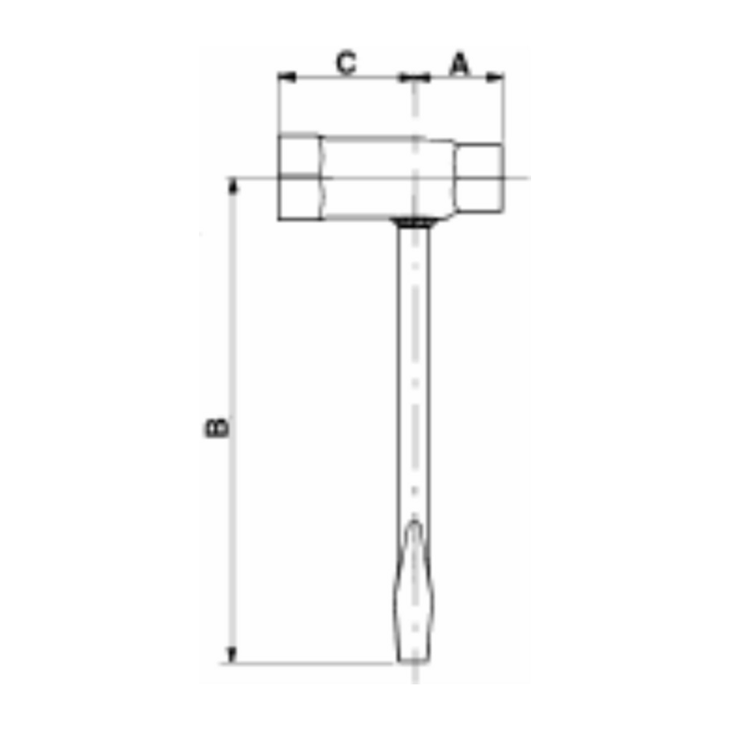 CHIAVE MOTOSEGA X DADO 17-19 34-150-34