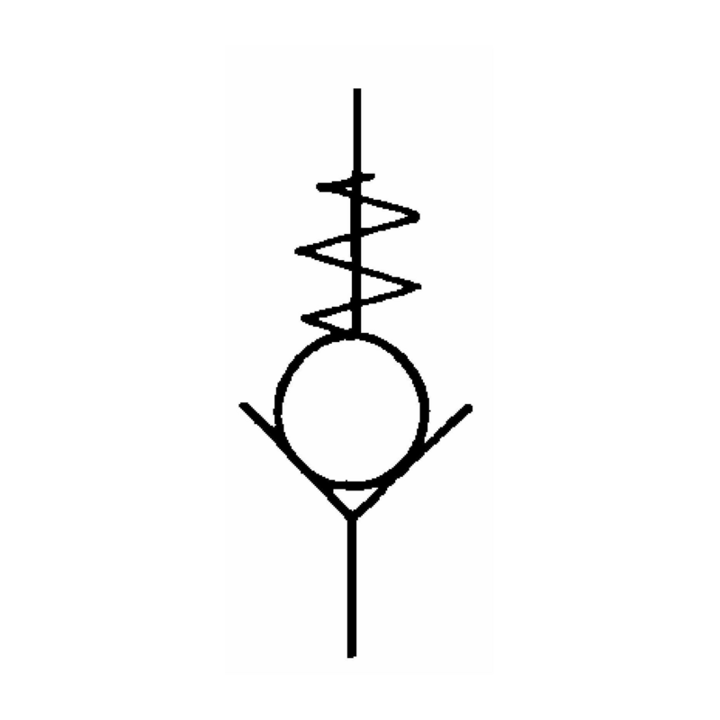 VALVOLA UNIDIREZIONALE DA 3/8"