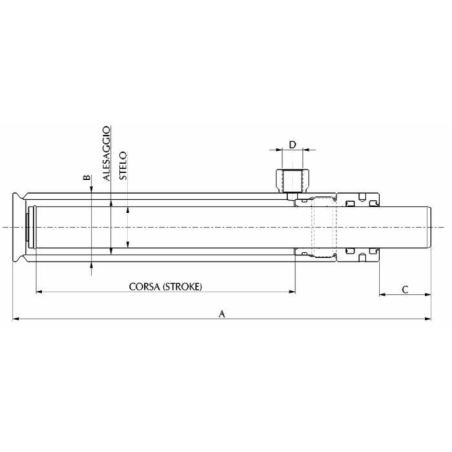 CILINDRO TUFFANTE 50X40X200