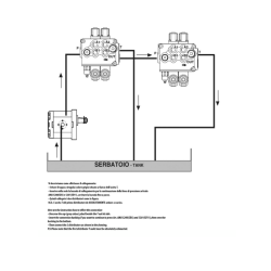 DISTRIBUTORE WALVOIL MODELLO SD11 A 1 LEVA DOPPIO EFFETTO 70 LITRI