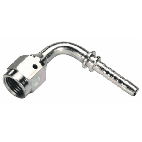 RACCORDO FEMMINA 90° A PRESSARE JIC 74° FILETTO 1”1/16”- 12  TUBO 3/4”