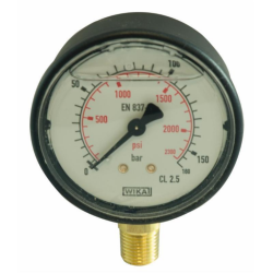 MANOMETRO ALLA GLICERINA DA 0-250 BAR