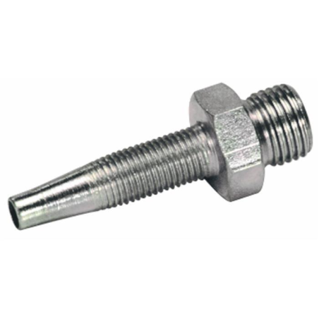 RACCORDO MASCHIO RECUPERABILE FILETTO 1/4” TUBO 1/4”