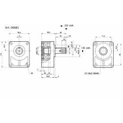SUPPORTO TIROCINGHIA PER POMPA GRUPPO 2