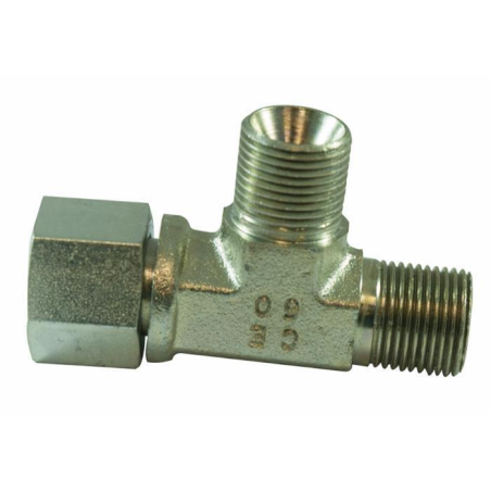 ADATTATORE A “T” MASCHIO/MASCHIO/FEMMINA DA 3/8"