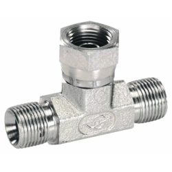 ADATTATORE A “T” MASCHIO/FEMMINA/MASCHIO DA 1/4"