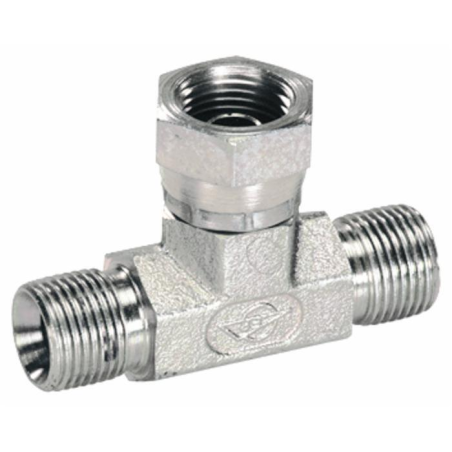 ADATTATORE A “T” MASCHIO/FEMMINA/MASCHIO DA 1/2"