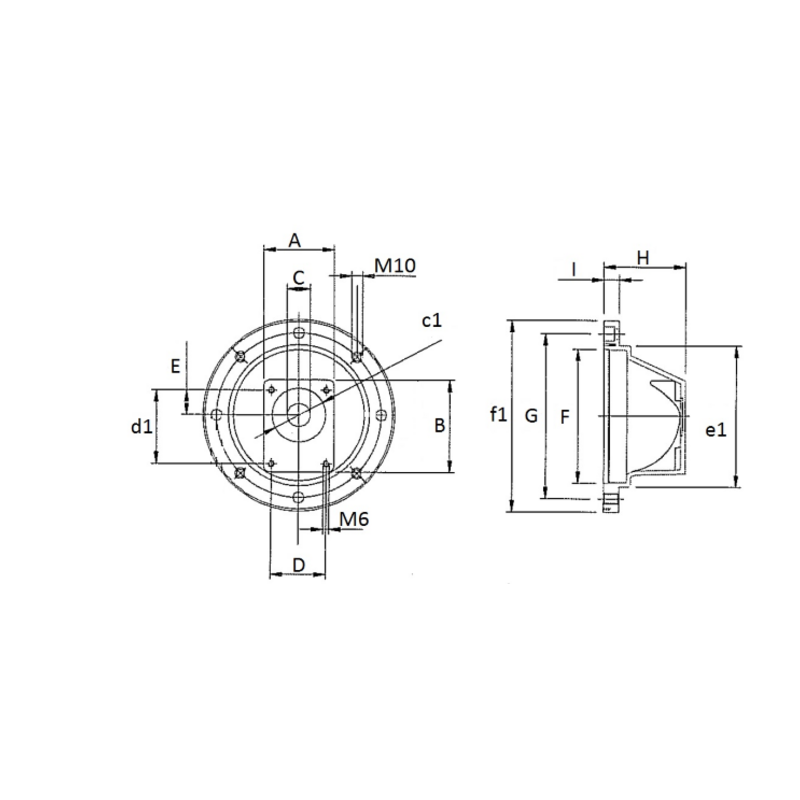 LANTERNA PER MOTORE ELETTRICO GRANDEZZA 80-90