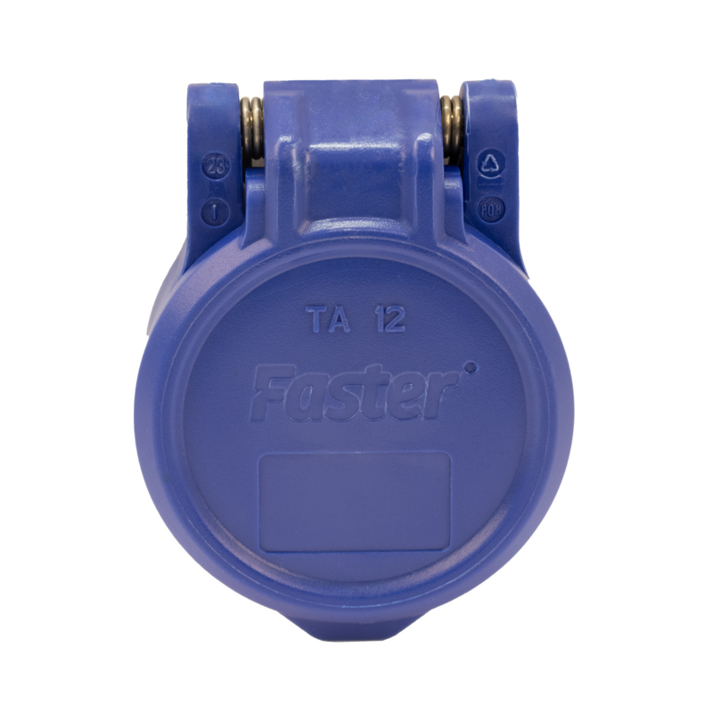 TAPPO DI PROTEZIONE AUTOMATICO PER INNESTO FEMMINA 1/2" COLORE BLU