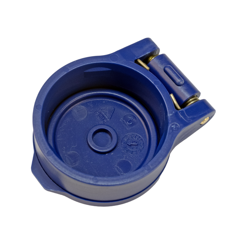 TAPPO DI PROTEZIONE AUTOMATICO PER INNESTO FEMMINA 1/2" COLORE BLU