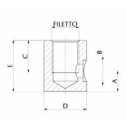 BORCHIA FILET.1/4 + FORO X Ø10