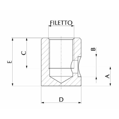 BORCHIA FILET.1/2 + FORO X Ø12