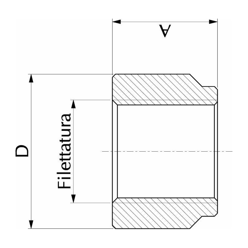 BORCHIA FILET.ATT.FIL.14X1,5