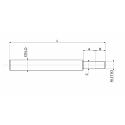 STELO CROMATO Ø-30 CORSA-200